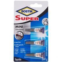 Adesivo istantaneo universale 'super mini' gr. 3 - 3 pz x 1 gr. (clip strip)