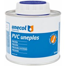 Uneplas In Pvc, Barattolo In Metallo 500ml Con Spazzola A2041 Unecol