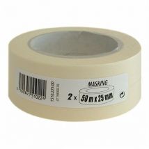 Adhésif de masquage lisse 50 x 25 l (m) x l (mm)
