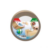 Adhésif emballage kraft 50mm x 50m – Écologique et recyclable – Ruban adhésif de fermeture