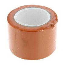 Sofpo Atlantique - Adhésif pvc bâtiment orange largeur 75mm, le rouleau