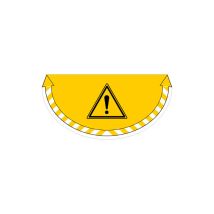 Adhesif sol antiderapant signalisation danger (G1372)