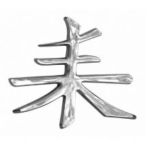 Adhesif Sticker 3D Chrome - Symbole Chinois