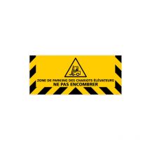 Adhesif Zone De Parking Des Chariots Elevateurs Ne Pas Encombrer (G1309)