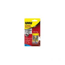 Adhesivo Instantáneo UHU Super Rápido - Minis Gel Caja 3x1g 36527