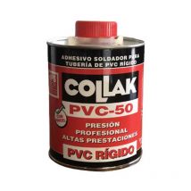 Pegamento Adhesivo Lento PVC-50 C/Pincel 1L Collak