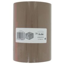 Ruban adhésif de fermeture – Adhésif d'emballage 66 x 48 mm – Pack de 3 rouleaux – GPI