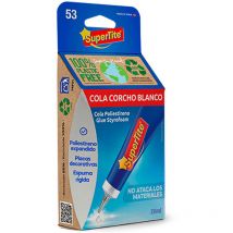 Supertite - Adhésif Polystyrène Blister 20ml 2453 Colle Blanche pour Polystyrène Expansé et Isolants