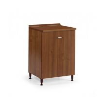 Base de cuisine 60x50x85 cm en bois noyer antique avec une porte - Adige