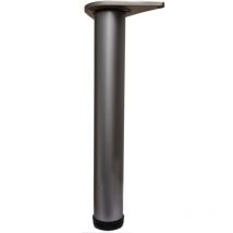 Adjustable Breakfast Bar Worktop Support Table Leg 710mm - Colour Aluminium - Pack of 3