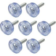 Adjustable Furniture Levelers, M6 Thread Transparent Furniture Feet Glide Leveling Pads Leveler Tool Accessory For Table Chair Sofa Foot Leg Bottom Cu