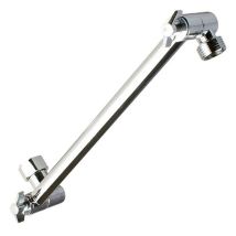 Tumalagia - Adjustable Shower Head Extension Arm 11 Inch Brass Shower Arm Extension Hardware Brushed Nickel Wall Mount for Shower Head