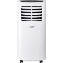 Adler - ad 7909 Climatiseur Portable, Télécommande, Minuterie, Contrôle de la Température 2000W Blanc