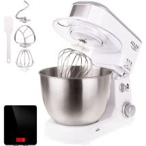 Adler - AD4216 Robot Pâtissier Boulangerie Cuisine Ménager Multifonction Bol 4L 1000W Blanc