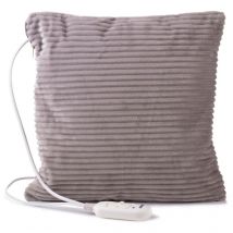 Mesko MS7429 Coussin Chauffant Électrique Dos et Cervicales, Soulagement Douleurs Musculaires Gris