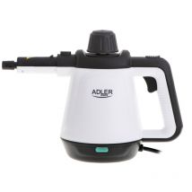 Adler - AD7038 Nettoyeur Vapeur à Main Portable Multi-Usage sous Pression Débit de Vapeur 44g/m 2000W Blanc/Noir