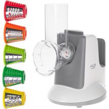 Cutter Hachoir Trancheuse Râpe Hachoir Légumes 5 Accessoires 150W Adler ad 4815