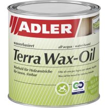 Holzöl Innen Terra Wax Oil - Hartwachsöl zur Holzpflege im Innenraum, Abruzzen 750ml - Adler