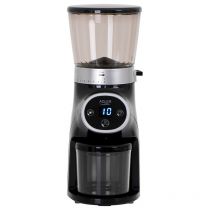 Adler - AD4450 Molinillo Café Profesional Eléctrico, Sistema de Muelas, 17 Niveles Molido, 60 gr, Temporizador 300W Negro
