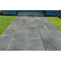 Classgarden - Adoquines de Pizarra Patinada 50 cm - Pack 10 piezas - 1,25 m²