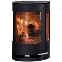 Poêle À Bois Mural Suspendu 8 Kw – Système Aduro-tronic – Longueur Max De Bûche 50cm – Évacuation Des Fumées Arrière – Classe Énergétique A+