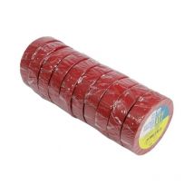 Debflex - Advance 178315 - AT7 pvc - Insulating adhesive tape 15mmx10m Red - flame retardant