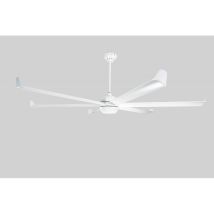 Klassfan - Bigcooleco Super Déstratificateur Et Ventilateur De Plafond Aluminium Blanc Très Grand Taille Moderne Dc 236 Cm