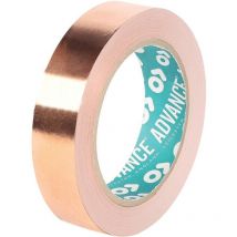 Advance AT526 35 Micron Copper Conductive Foil Shielding Tape - 19mm X 33m