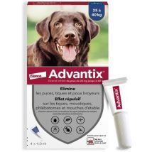 Advantix 4 Pipettes Antiparasitaires - Pour Grand Chien De Plus De 25kg