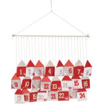 Multistore 2002 - Adventskalender zum Selbstbefüllen häuser, 70 x 60 cm