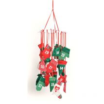 Adventskalender Stern 80x30 Cm Zum Befüllen Taschen Weihnachtskalender Advent