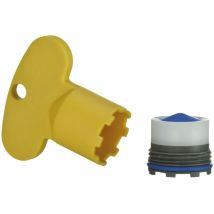 Aérateur Caché avec clé M18 x 1 pour démontage 85D18NC aérateur