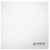 Unelvent - Aérateur extra-plat design, 163 m3/h, 19,7W, temporisation réglable, d 120 mm (401451)