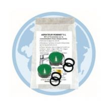 Aérateur Régulateur de débit pour robinet 5 L/mn avec 2 joints + notice