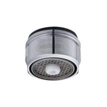 Mousseur aérateur mâle 24x100 anti éclaboussant Smooth open, 16L/min.