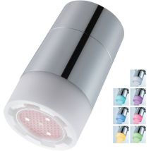 Aeratore A Led Con Fascio Di Luce Neoperl 7 Colours Led Cromato