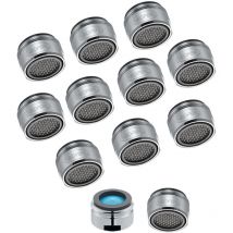2100026 - Aeratore Maschio Universale Neoperl Perlator long life per Rubinetto, Filetto Esterno M24X1, Portata a, 13.5 l/min Conf. 10pz - Schläfer