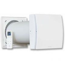 Aerauliqa - 004388 Quantum Next 100 - Unità di vmc Decentralizzata a Flusso Alternato, con Recupero di Calore, Super Silenziosa, con Telecomando