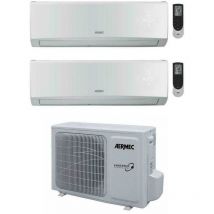 Aermec - mlg420+spg250w-2x9000btu gaz r32 double pompe à chaleur climatiseur
