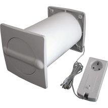 Aeroboy Energiespar Mauerkasten ø 125 mm Kunststoff weiß wetterbeständig original