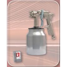 Aerografo ANI f1-e 11/a serbatoio inferiore ugello 1,5 mm pistola carrozziere