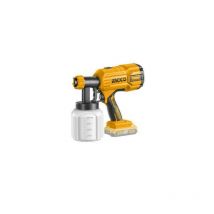 Ingco - Aerografo nebulizzatore a batteria litio regolabile professionale 20V nudo (batteria non inclusa)