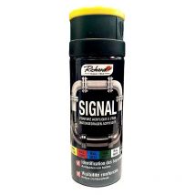 Richard - Aérosol acrylique a l'eau signal identification des conduits 400 ml Couleur ral: ral 1018 jaune zinc