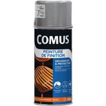 Aérosol 400ml Peinture de finition métallisé argent Comus