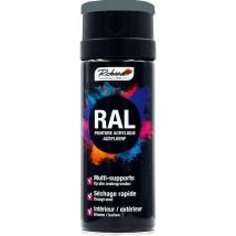 Aérosol peinture acrylique RICHARD multi-supports RAL Gris et Noir 400 ml Couleur RAL: RAL 7031 GRIS BLEU