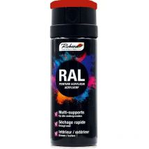 Aérosol peinture acrylique Richard multi-supports ral Rouge 400 ml Couleur ral: ral 3020 rouge signalisation