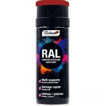 Aérosol peinture acrylique Richard multi-supports ral Rouge 400 ml Couleur ral: ral 3001 rouge signal