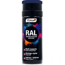 Aérosol peinture acrylique RICHARD tous supports RAL Bleu 400 ml Couleur RAL: RAL 5022 BLEU NUIT