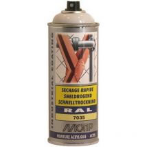 Aerosol Peintures Acrylique Gris Lumineux Brillant ral 7035-400ML - MO07034