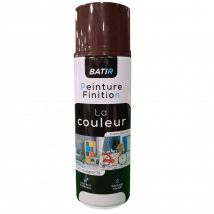 Aérosol peinture brillant 400ml, chocolat, ral 8017